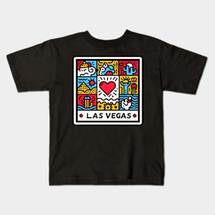 Las Vegas - Pop Art Kids T-Shirt